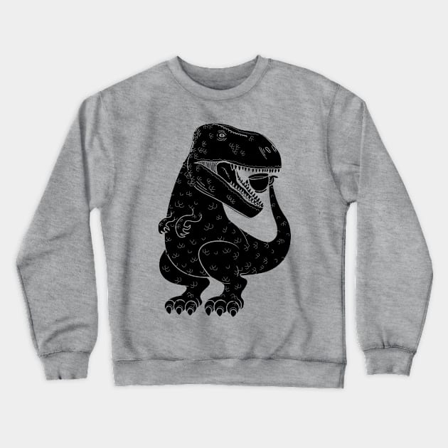 Tea-Rex Crewneck Sweatshirt by heavyhand